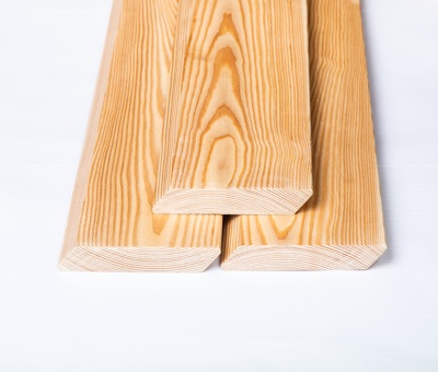 Планкен скошенный из лиственницы - фото №15